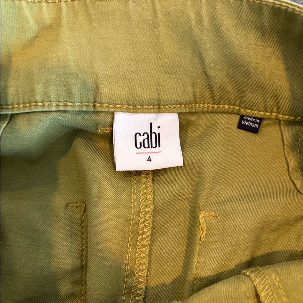 CAbi Trooper Pants Size 4 Moss Green Style #6479 - Picture 4 of 14